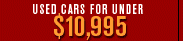Low priced Used Cars.